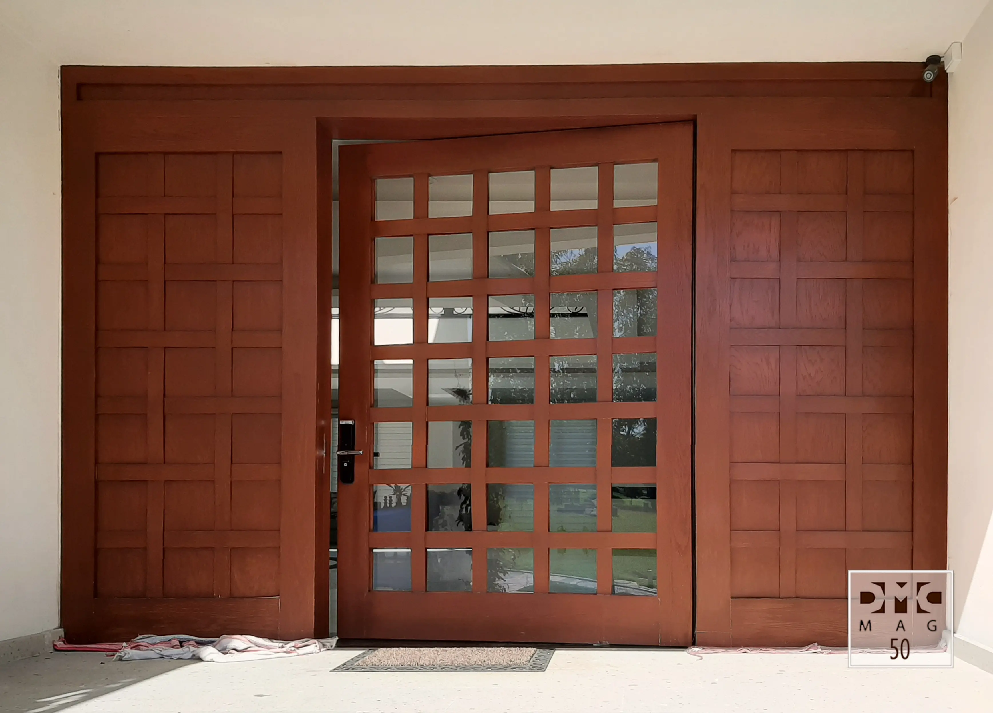 Puerta de cristal